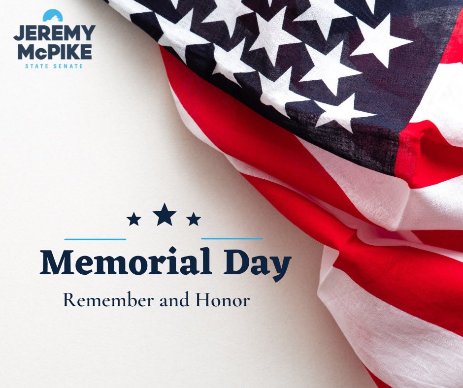 JeremyMcPike's tweet image. Today, we remember and honor the brave men and women who gave their lives in service to our country. Their sacrifice will never be forgotten. #MemorialDay 🇺🇸