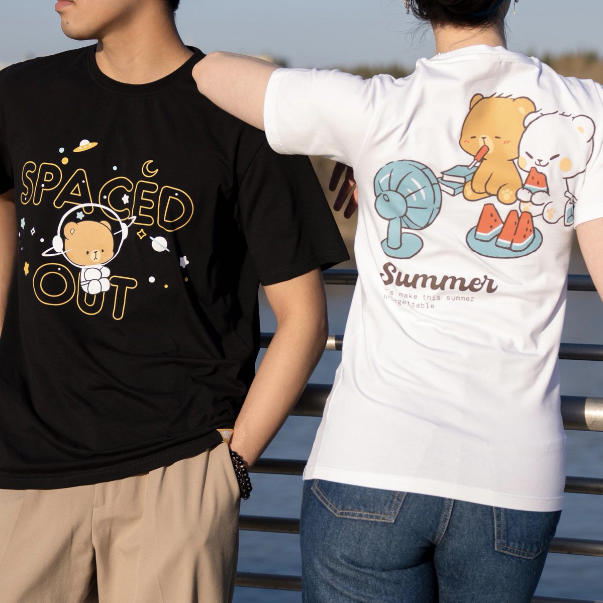 Two moods, one collection! 🍉🚀
Summer Watermelon &amp; Spaced Out T-Shirt drops Monday, June 2 at 9 AM PST!