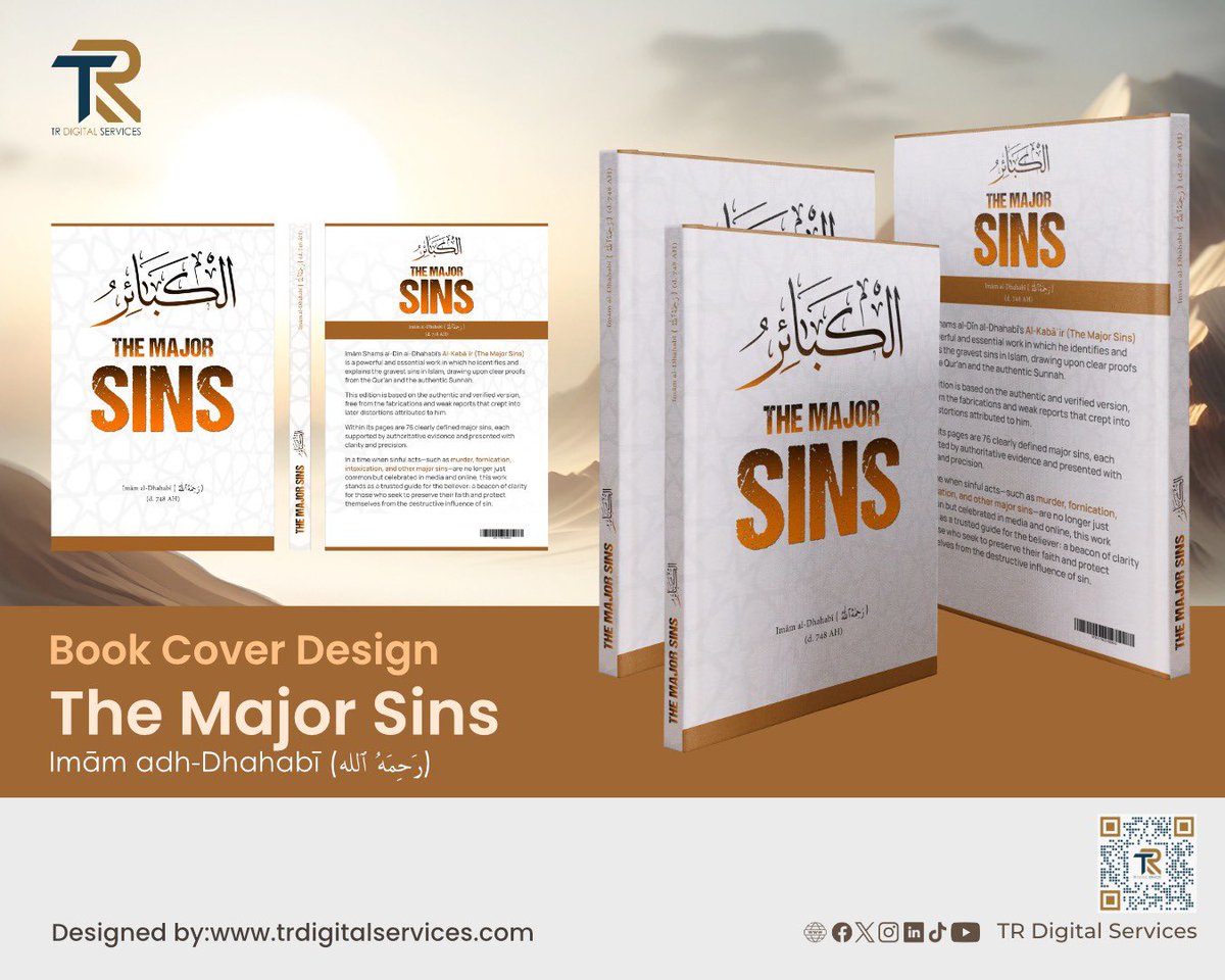 Hikmah Publications (@hikmahpubs) on Twitter photo Coming Soon Insha Allah:
The Major Sins of Imam Al-Dhahabi
Summer seminar <a href="/GtownMasjid/">Germantown Masjid</a> 1446H/2025 Coming Soon Insha Allah:
The Major Sins of Imam Al-Dhahabi
Summer seminar <a href="/GtownMasjid/">Germantown Masjid</a> 1446H/2025