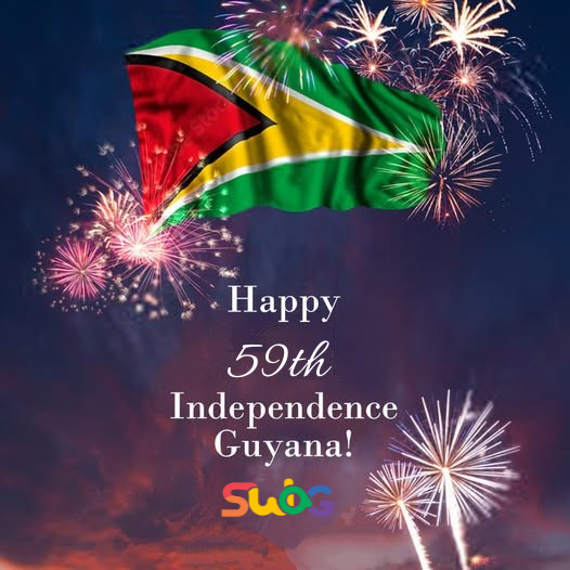 On our 59th #IndependenceDay, we proudly defend #Guyana’s borders and her people. Our strength lies in our diversity as #Guyanese. Let us rise as one to protect the land we call home. #SWAGtheMovement #SWAG #EssequiboBelongsToGuyana #EssequiboIsWeOwn #DefendGuyana
