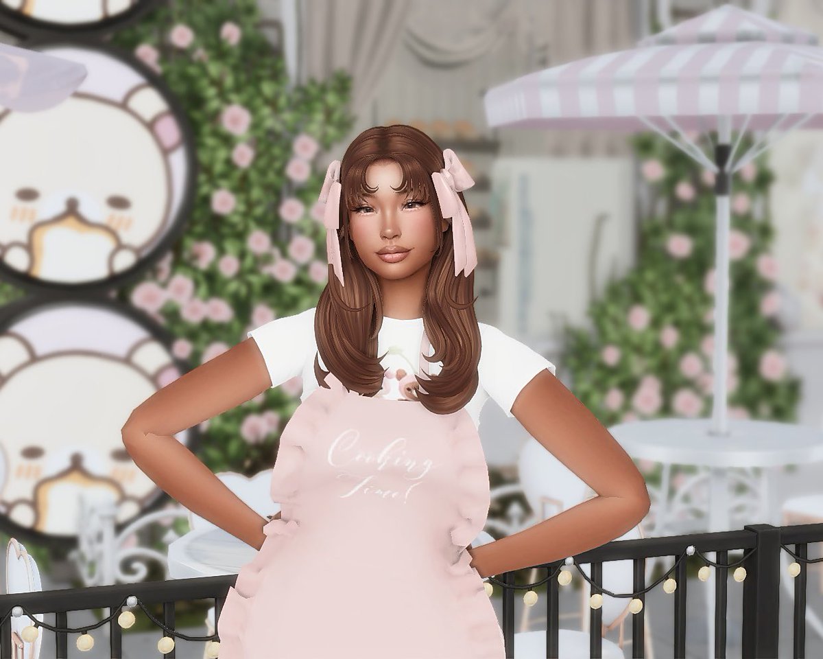 she’s so proud of her little cafe!!