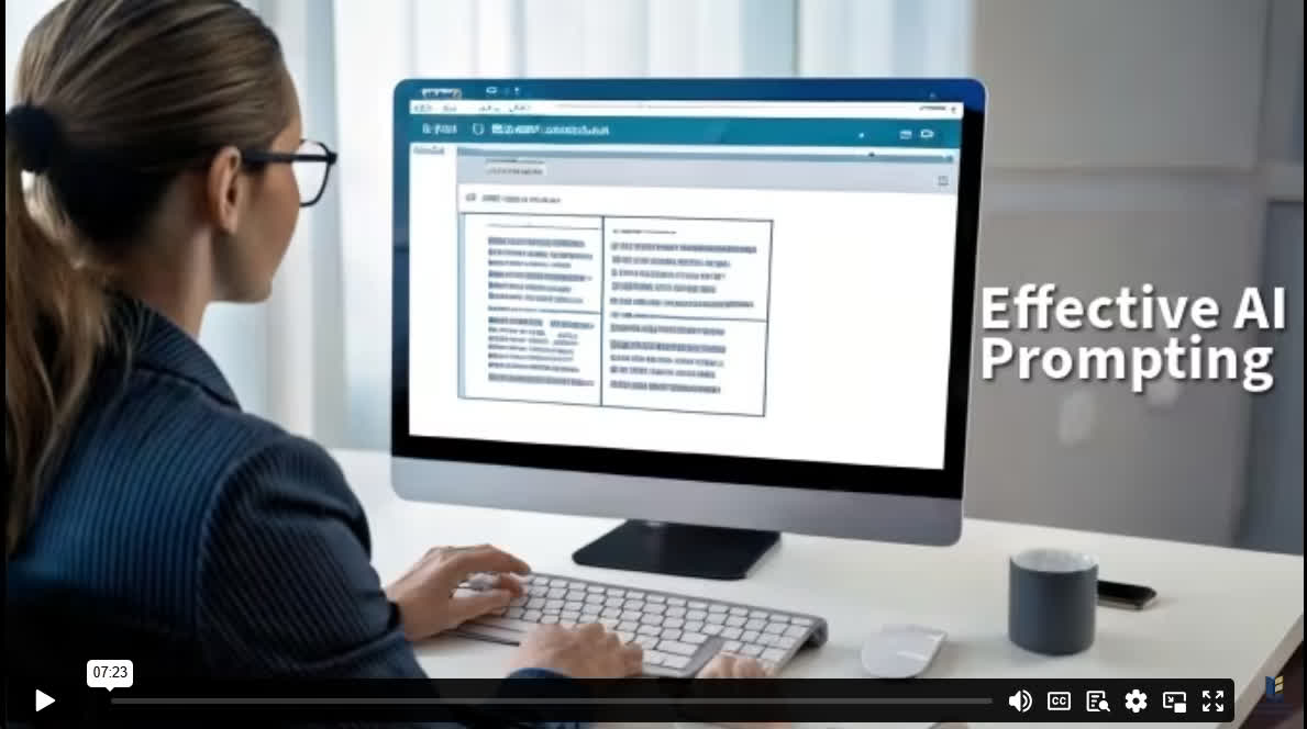 Unlock the power of generative artificial intelligence! Using it effectively requires a new search strategy. Watch the latest episode to learn essential steps for crafting better prompts. bit.ly/3F8d2JC #GenerativeAI #AI #TechTips #Insights