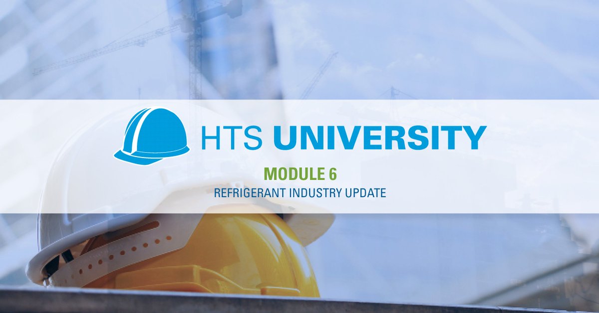 HTS_Engineering's tweet image. TEXAS: Don&apos;t forget to join us on Wednesday at 5:30 p.m. for Module 6 of HTS University! Our HVAC expert will be going over updates in the refrigerant industry.  Contact your HTS representative to register!