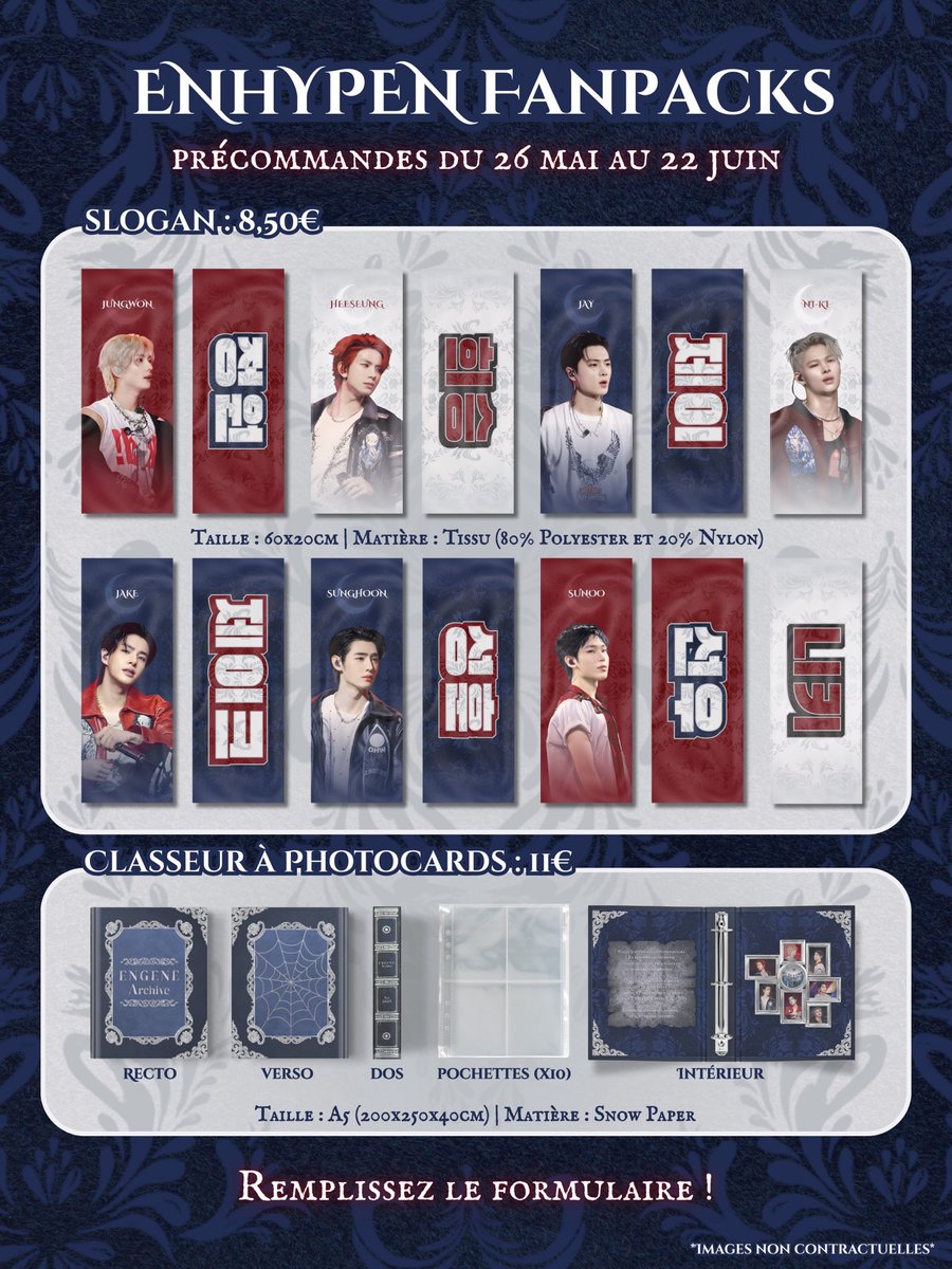 EN_FranceFan's tweet photo. Voici les premiers éléments que vous pouvez ajouter à votre fanpack, illuminant votre expérience d’ENGENE. 🥰

Les ventes de cette merch exclusive au concert serviront bien entendu à financer tous nos (et vos) projets pour le jour-J. 💙 https://t.co/FFldhUYa6h