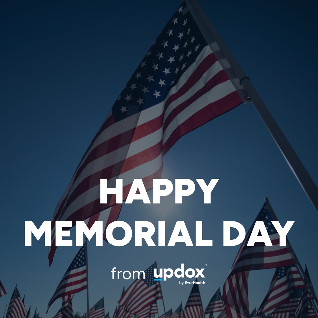 updox's tweet image. Wishing you a Happy Memorial Day. Today, we&apos;re proud to reflect, honor, and express our gratitude to those who gave their lives in service to our country.