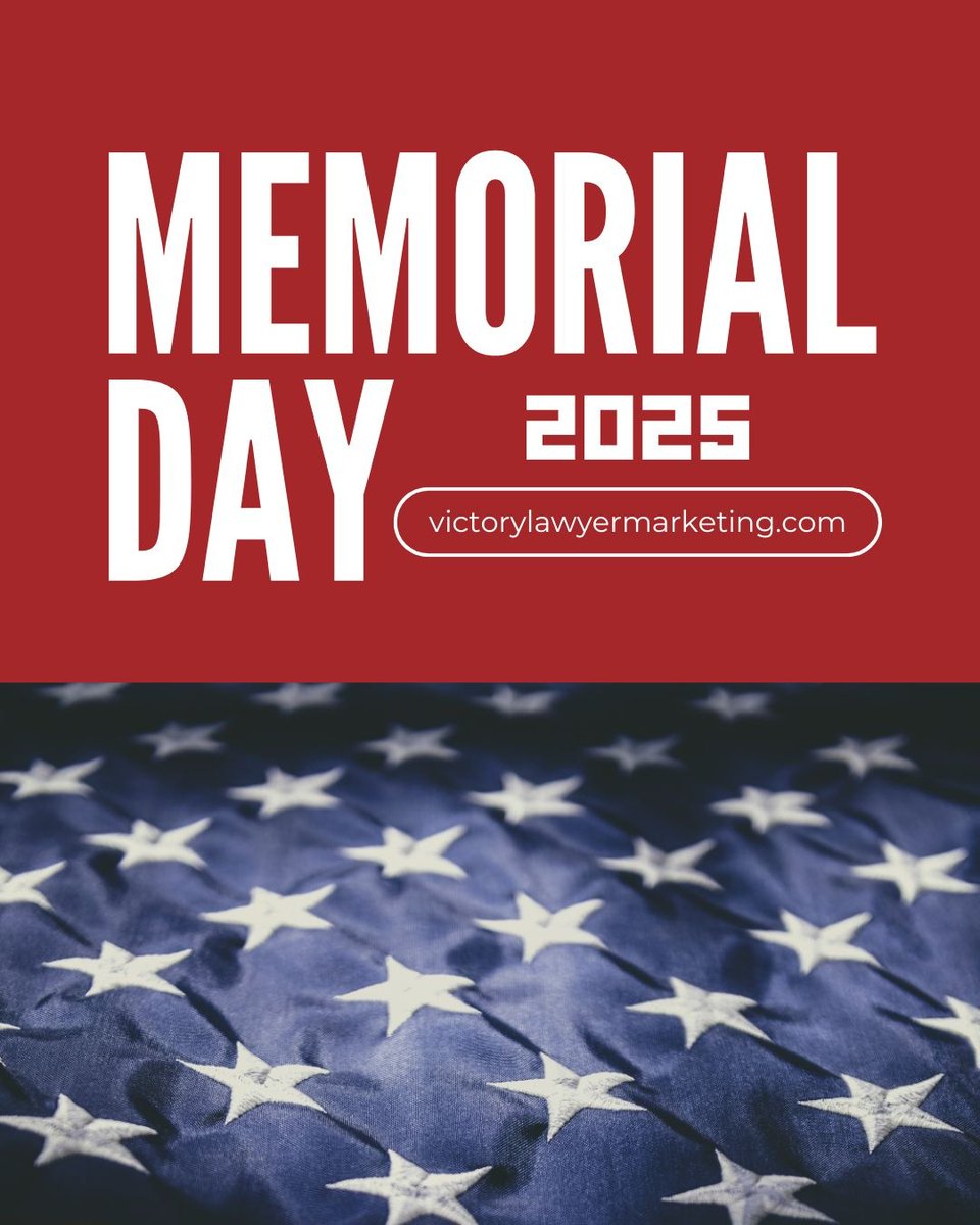 LawyerVictory's tweet photo. Today, we pause to remember and honor the brave men and women who gave their lives in service to our country. Their sacrifice reminds us of the freedoms we enjoy and the values we stand for.

Wishing everyone a safe and meaningful Memorial Day. https://t.co/8BFD2gc6gt