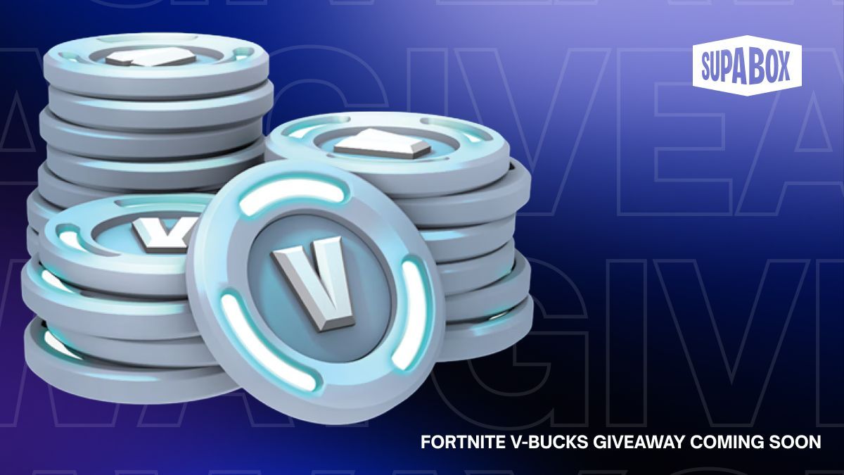 Supabox_com's tweet image. This Friday, we’re kicking off a giveaway to hand out more V-Bucks than you’ll know what to do with!
Keep your eyes peeled.