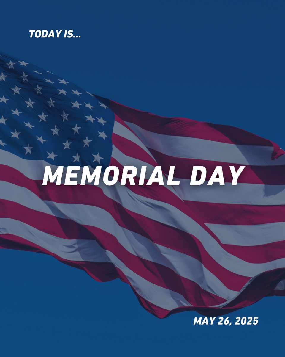 Today, we honor those who gave their all for our country. 🇺🇸

#MemorialDay
#HonorAndRemember