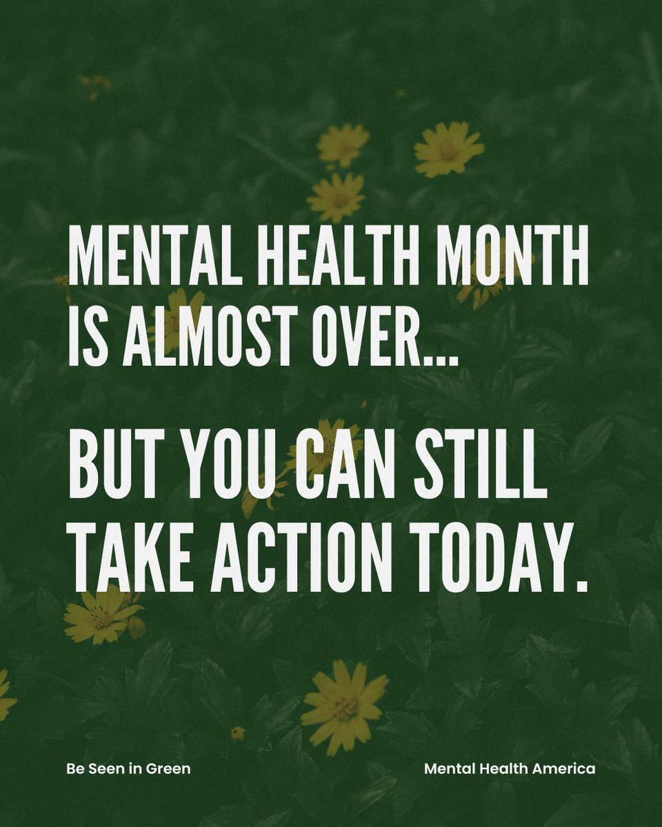 It's the last week of #MentalHealthMonth! 🥲💚 46% of Americans will  experience a #mentalhealth condition in their lives. The work we do at MHA  helps meet people before they reach a point, image size:960x1200