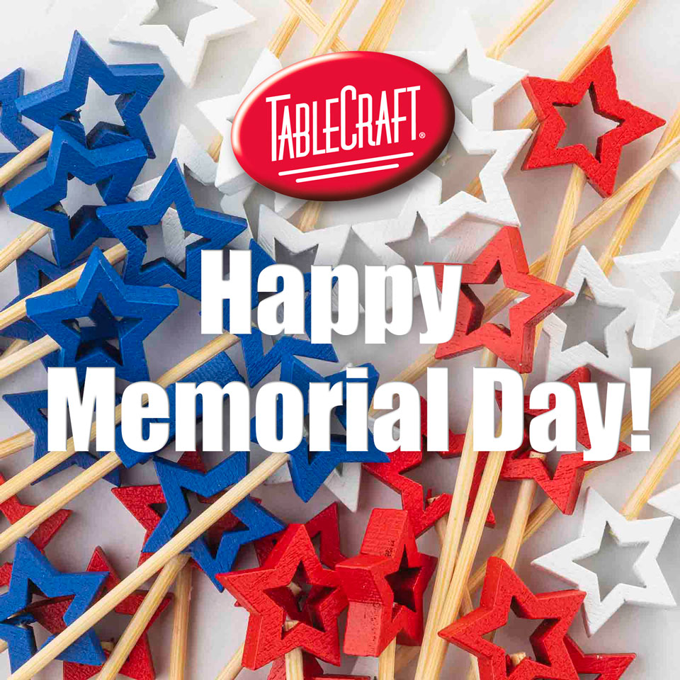 tablecraft_fs's tweet image. This Memorial Day, we take a moment to honor the heroes who gave everything in service to our country. 🇺🇸   From all of us at #TeamTableCraft, we wish you a meaningful day of remembrance -- and time well spent with loved ones and good food.

#MemorialDay #InHonorAndRemembrance