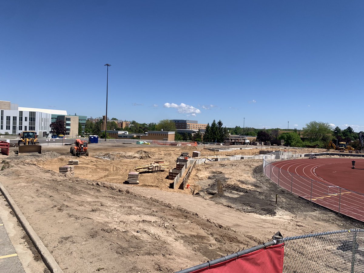 There’s a lot of construction happening at FSU right now!

It’s exciting to see the president’s vision coming to life, and even better to see Ferris State football alumni leading the charge on these projects. #GoDawgs