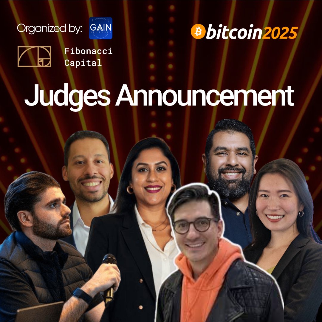🚨Final Stage of Registration for the Web3 &amp; AI Pitch Competition by Ga^3in Ventures x <a href="/Fibonacci_HFT/">Fibonacci Capital - Market Maker & HFT Fund</a> during Bitcoin2025 in Las Vegas!

🌟 Why attend?

• Meet leading VCs, founders, and Web3 innovators.
• Compete for a Wild Card Spot and pitch live on stage!
• Build valuable