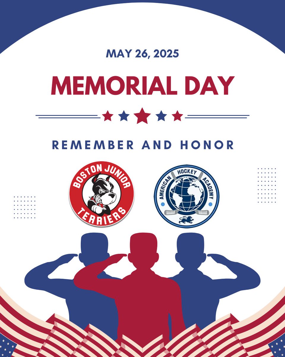 Boston Jr Terriers (@jr_terriers) on Twitter photo Today we honor and remember the brave men and women who gave their lives in service to our country.
Their sacrifice is the foundation of the freedoms we cherish.
We are forever grateful for their courage, commitment, and ultimate sacrifice. 🇺🇸
#MemorialDay #HonorAndRemember Today we honor and remember the brave men and women who gave their lives in service to our country.
Their sacrifice is the foundation of the freedoms we cherish.
We are forever grateful for their courage, commitment, and ultimate sacrifice. 🇺🇸
#MemorialDay #HonorAndRemember