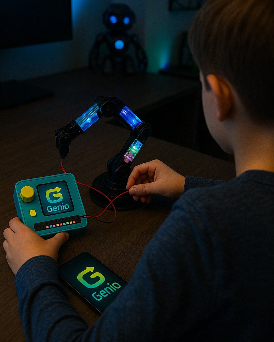 GenioCoder's tweet image. GenioPod: The first ever No-Code Wireless electronics building system.
We are launching the ^free^ browser web app @GenioCoder first to interested users that can provide feedback.
Keep an eye out for free GenioPods!