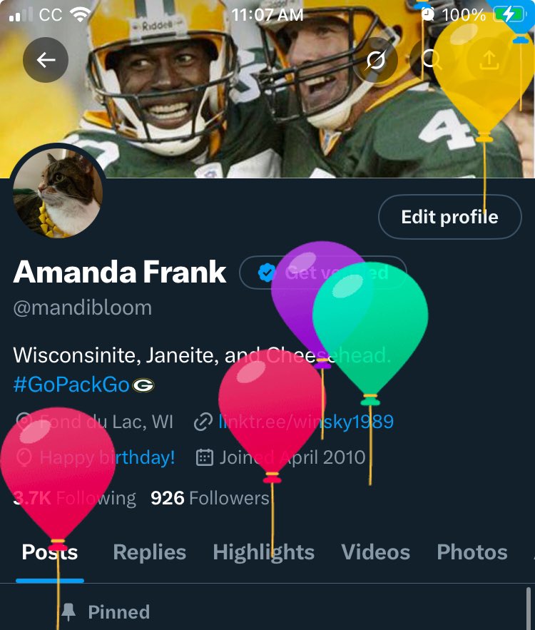 mandibloom's tweet image. It my balloon day! Not only is it my birthday today but it’s one of the rare times it has landed on Memorial Day #BirthdayGirl