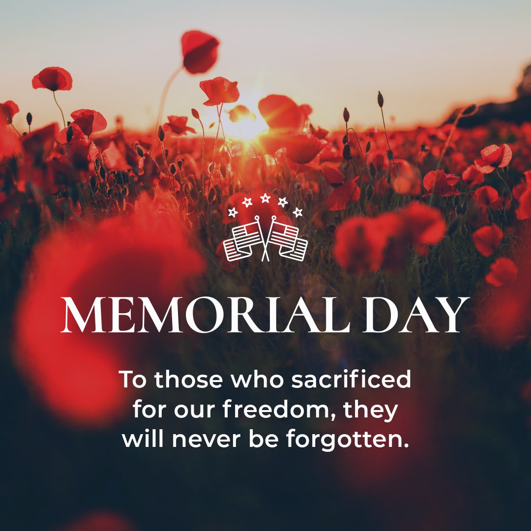 ArkosGlobalAdv's tweet image. Today we remember and honor those who gave their lives for our freedom.
“Greater love has no one than this…” — John 15:13
We are forever grateful.
#MemorialDay #FaithAndFreedom #ArkosGlobalAdvisors