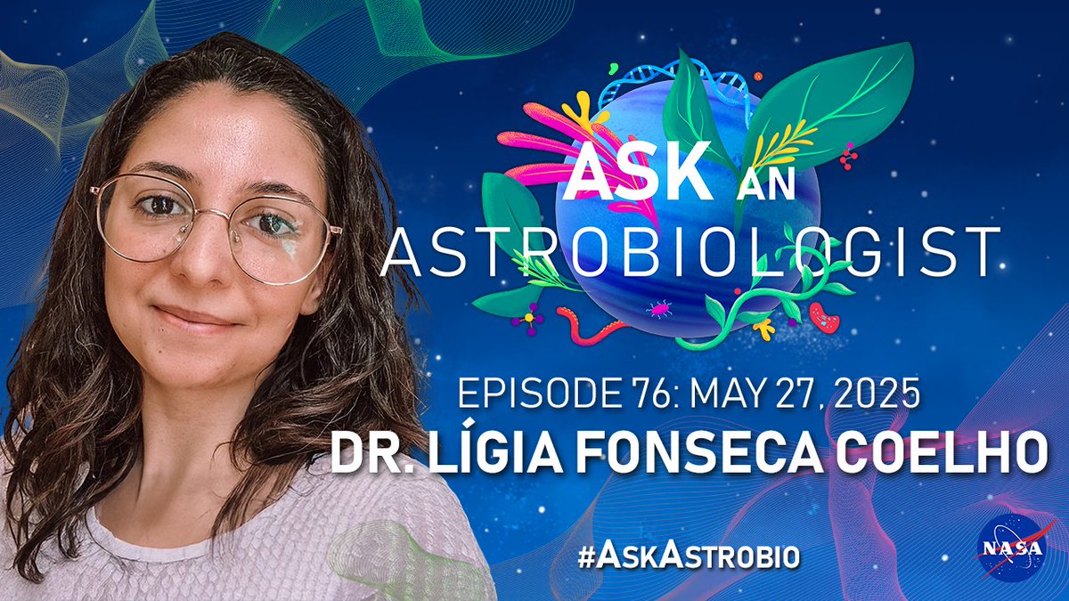 We’re going LIVE this Tuesday with Dr. Lígia Fonseca Coelho 💜🪐

Jump over to YouTube and set your notifications—Don’t miss the chance to explore the Colorful World of Microbes and Exoplanets with us in real time.

youtube.com/live/9Xx06kt8K… 

#askastrobio