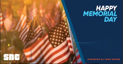 This Memorial Day, SNC pays tribute to the brave individuals who have sacrificed their lives for our nation and the loved ones they left behind. Their dedication inspires our mission to safeguard freedom and empower those who serve every day. #MemorialDay #WeRemember #TeamSNC