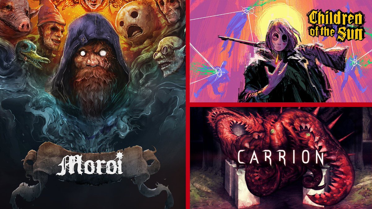 Three twisted tales await.

Moroi joins dark hands and tangled tentacles with Children of the Sun and Carrion to summon two blood-curdling bundles.

Only for a limited time on Steam.