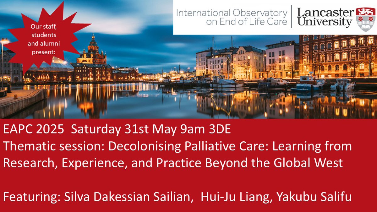 IOELC (@ioelc) on Twitter photo Come along to a fascinating session with <a href="/Salid32Salifu/">Yakubu Salifu</a> and colleagues talking about learning from beyond the global west. #EAPC2025 Come along to a fascinating session with <a href="/Salid32Salifu/">Yakubu Salifu</a> and colleagues talking about learning from beyond the global west. #EAPC2025