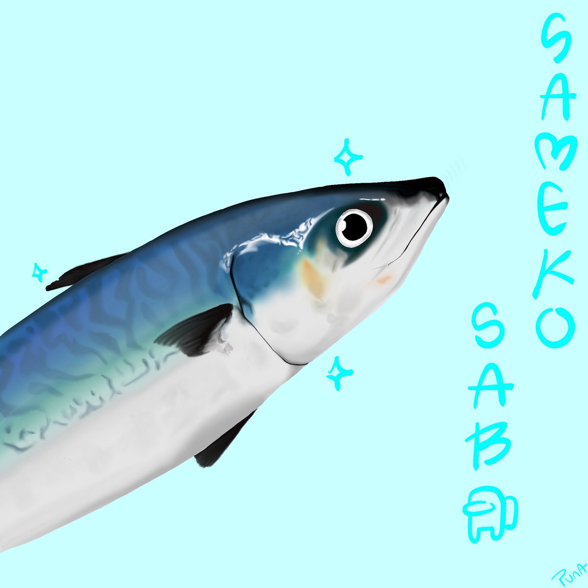 Tuna_Mayoooooo_'s tweet photo. I drew Samekosaba in real life!! 🐟
Hope you like it ;)

#samekosaba https://t.co/Q0UQaUeg9z