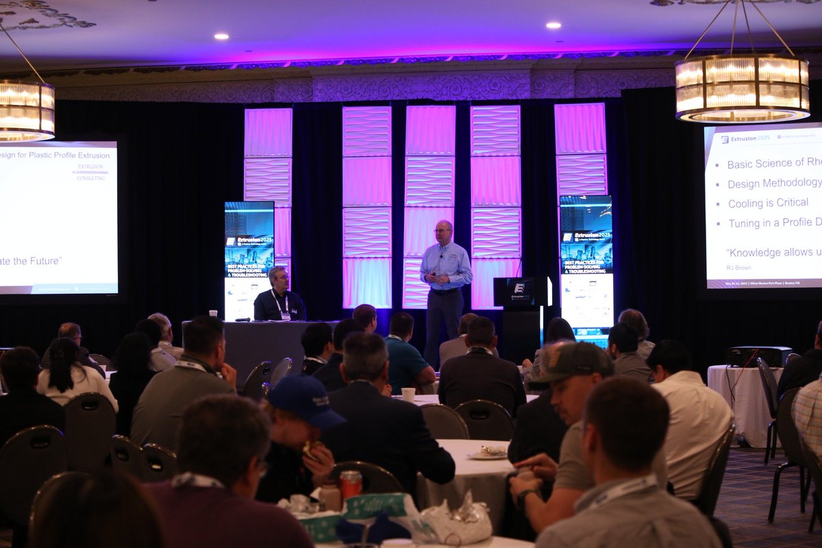 PTEXPO_Official's tweet photo. Cheers to the Extrusion Conference! 🍻

We are so glad to have celebrated our 10th Extrusion Conference with a sold-out event! From Fenway to Sam Adams we are so thankful to our attendees and sponsors for helping make this year so memorable!

Take a look at our time in Boston ⬇️
 #ExtrusionConference  #Extrusion  #AuxiliaryEquipment  #TwinScrew  #SingleScrew  #DieDesign  #Fundamentals  #Troubleshooting  #Sustainability