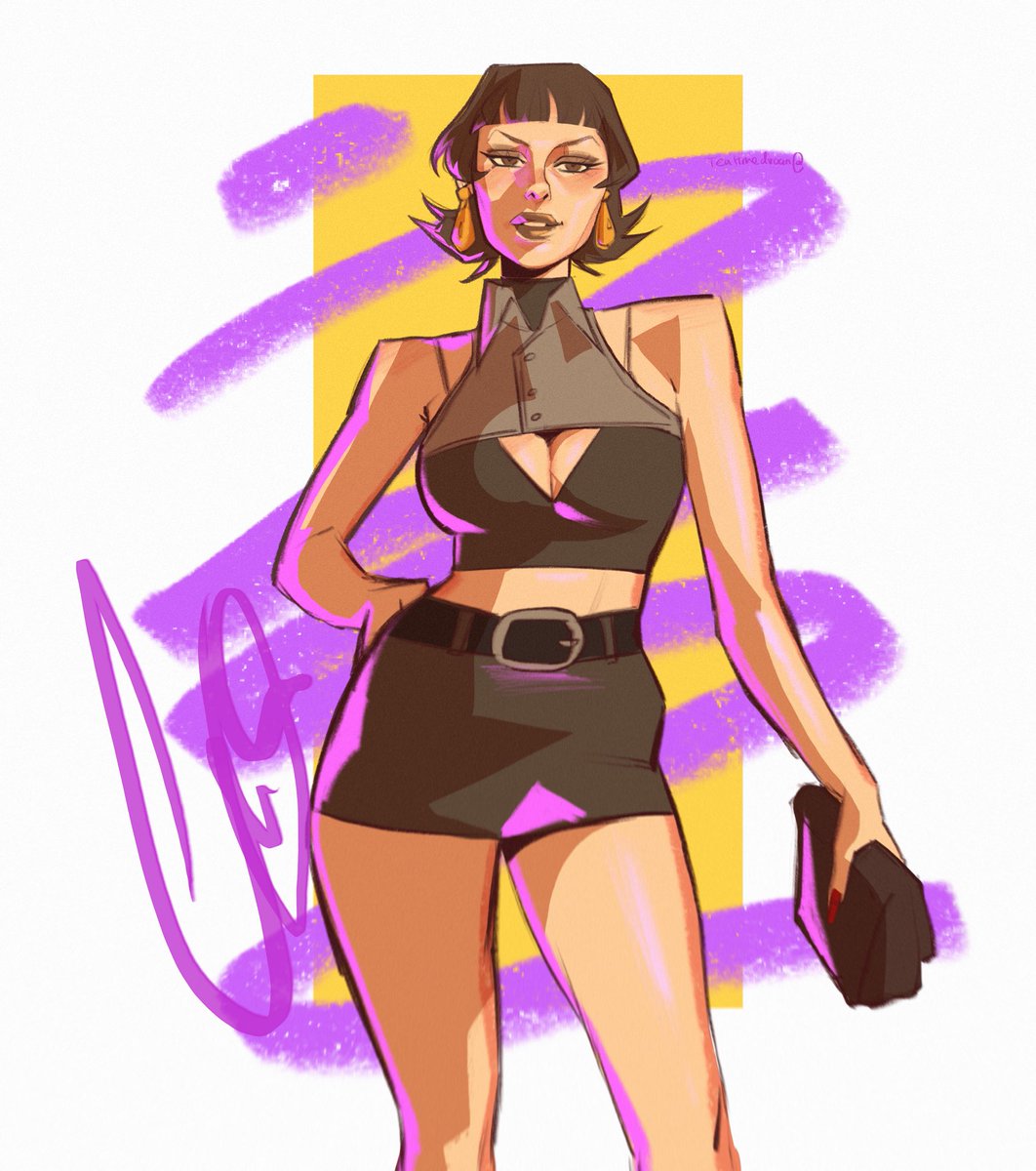 Street fashion Betty Brant for the Spider-Man lady sketches 😌