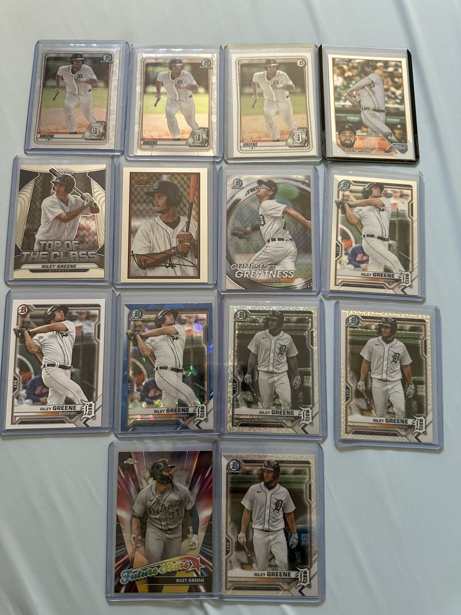 jlun13's tweet photo. @Greene21Riley lot of 24 cards @tigers
🔥🔥🔥
$40 shipped OBO
Retweets appreciated!
@sports_sell @ILOVECOLLECTIN1
#GoBlueStackSale #thehobby #TheHobbyFamily https://t.co/6MLeIqaK7V