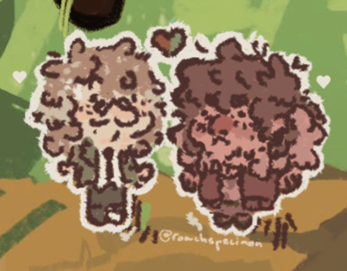 so glad to have been a part of this magma -- 
these little critters were mine!! 🥹
((#fiddlestan))