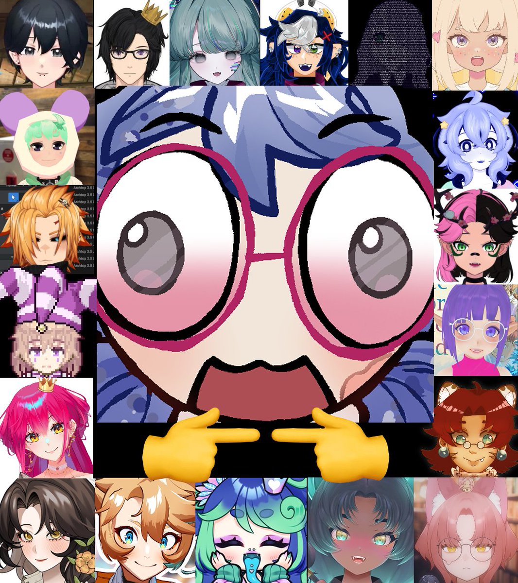 7- I get scared easily reaching out to other content creators, which is why I'm mostly a solo streamer.
I do wanna work on that this year though!
If you see yourself below... I think you're pretty kewl &amp; would feel save collabing👉👈