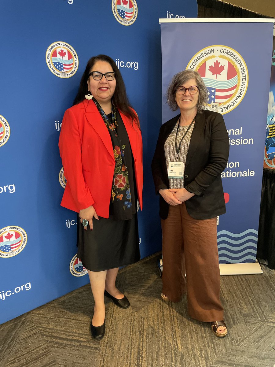 Very grateful to have #MelissaHotain join me at <a href="/CWRA_Flows/">Canadian Water Resources Association</a> in #Penticton,  join us for <a href="/IJCsharedwaters/">IJC - International Joint Commission</a> session