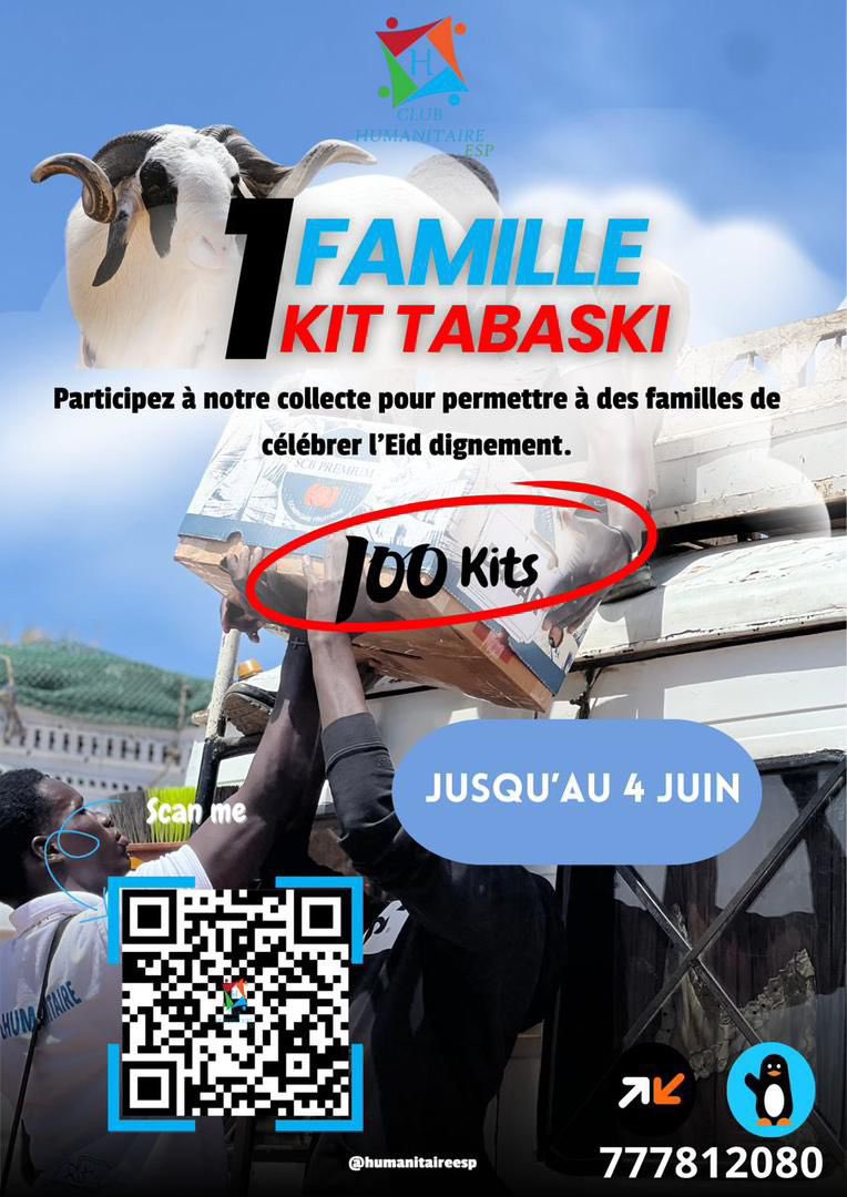 Et si cette Tabaski, on pensait à ceux qui ont moins ? 🥲
Un petit geste peut changer la fête d’une famille 🤍✨

🎁 Offrez un kit, offrez un 
sourire.
Offrez un kit, offrez un sourire, apaisez le cœur d’un parent 🤍✨.
Faites un don ici : koparexpress.com/apps/collectes…

#1Famille1kit