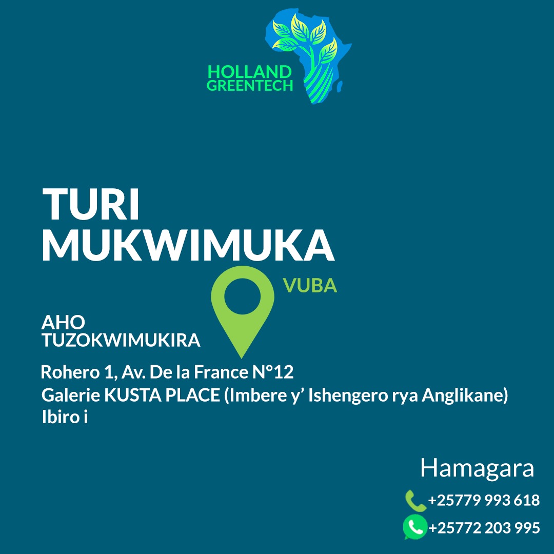Mwiriwe banywanyi, bagenzi. Vuba cane turimukira hafi ya harya twahora (Impande ya Ambassade ya France)! Muraguma hafi ku yandi makuru