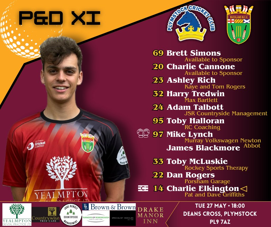 Buckland Monachorum CC (@buckland_cc) on Twitter photo Here's our squad to take on <a href="/plymstockcc/">PlymstockCC</a> in the Quarter Final of the P&D Cup this evening!
<a href="/swsportsnews/">South West Sports News</a> <a href="/PLsportsnews/">PlymouthSportsNews</a> Here's our squad to take on <a href="/plymstockcc/">PlymstockCC</a> in the Quarter Final of the P&D Cup this evening!
<a href="/swsportsnews/">South West Sports News</a> <a href="/PLsportsnews/">PlymouthSportsNews</a>
