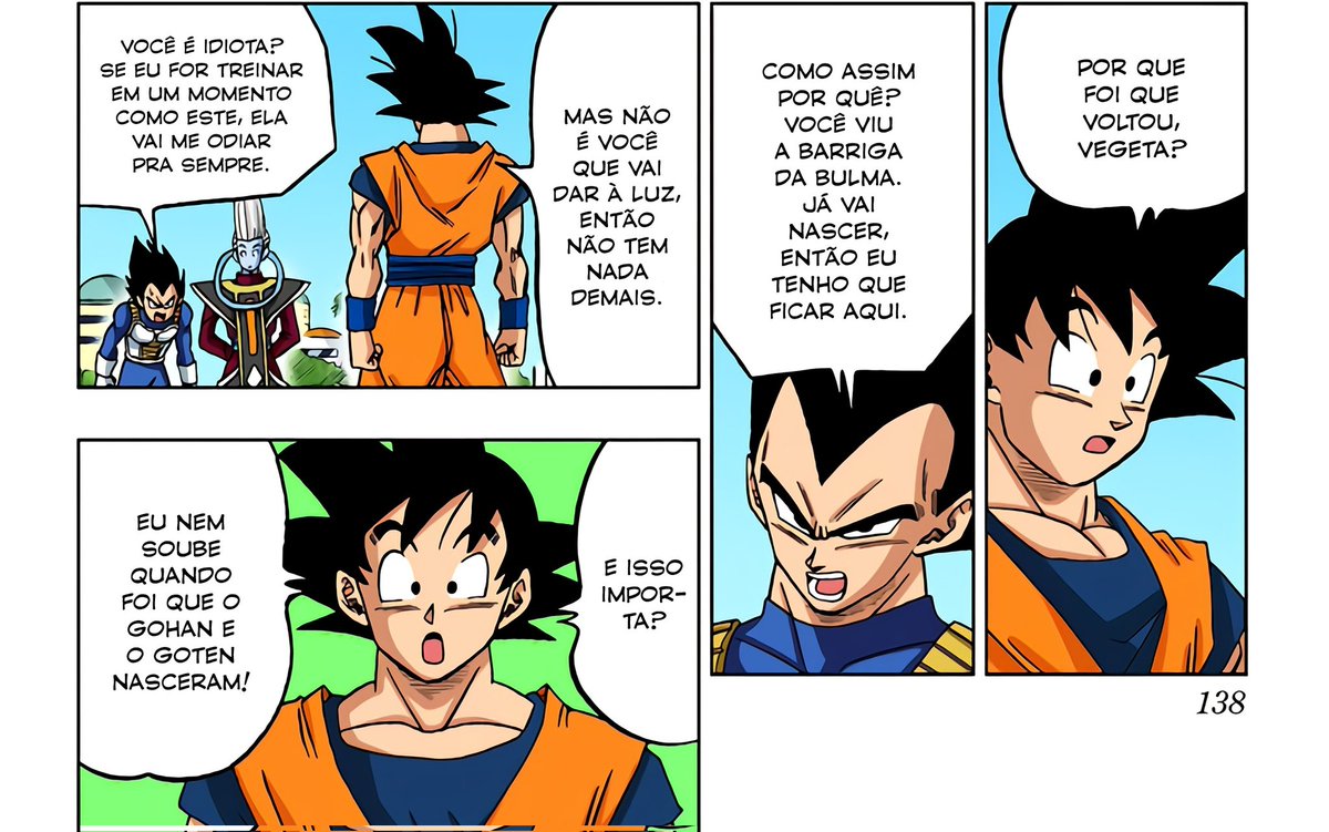 Esse post rá gerando polêmica, só que isso é verdade mesmo, o próprio Akira Toriyama já disse em uma entrevista de 2014 que o Goku considera a Chichi e o Gohan mais como companheiros do que família

O que nos leva ao que deve ser a cena mais polêmica do manga de Dragon Ball Super