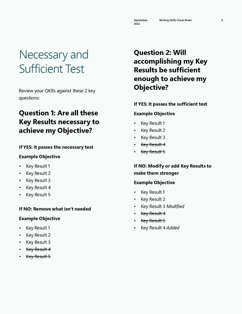 nurijanian's tweet photo. Every PM needs to grab this OKR cheat sheet from Microsoft

Seriously, share it with your team 🤝🪄 https://t.co/qqTbwfNeyY