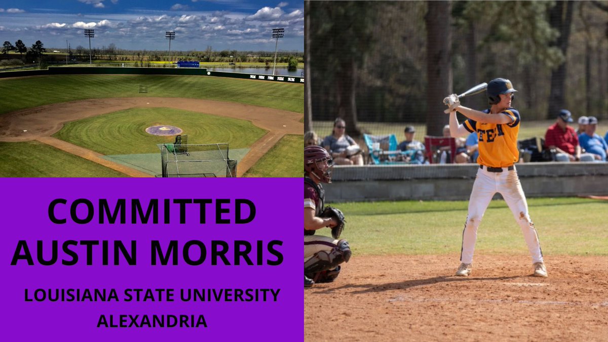 I am blessed to announce that I will be continuing my athletic and academic career at LSUA. I would like to thank God, my family, coaches, and teammates who helped me get to this point.