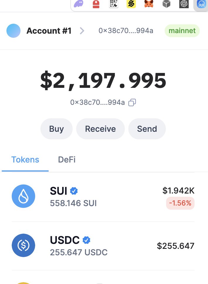 stacc (@staccoverflow) on Twitter photo I need more sui friends.
whenever I get around to being on the computer tomorrow I'm giving 300 sui to a random person that likes, follows, retweets this tweet, and comments with their sui address, then finally quote tweets, tags <a href="/SuiFoundation/">Sui Foundation</a> <a href="/inca_digital/">Inca Digital</a> and <a href="/CetusProtocol/">Cetus🐳</a> I need more sui friends.
whenever I get around to being on the computer tomorrow I'm giving 300 sui to a random person that likes, follows, retweets this tweet, and comments with their sui address, then finally quote tweets, tags <a href="/SuiFoundation/">Sui Foundation</a> <a href="/inca_digital/">Inca Digital</a> and <a href="/CetusProtocol/">Cetus🐳</a>