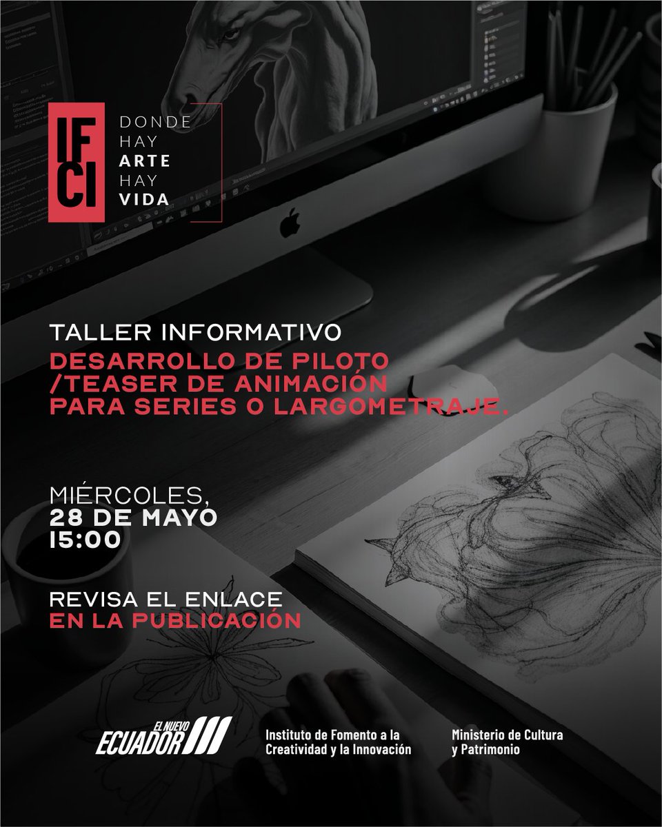 Taller informativo 
Conéctate a este espacio informativo y conoce todos los detalles para impulsar tu proyecto.
Miércoles, 28 de mayo de 2025
15h00
Zoom: zoom.us/j/98657093942...
ID de reunión: 986 5709 3942
Código de acceso: J2ciz0UXFG
¡Te esperamos!