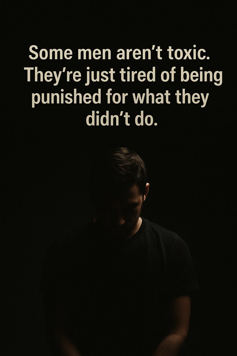 saltandmercy's tweet photo. Not every man is trying to hurt you.
Some are just trying to heal from what they didn’t do.
Before you call him toxic, ask yourself:
Is he reacting… or recovering?

#UnfinishedMen #MaleEmotion https://t.co/h0kj7OG3er