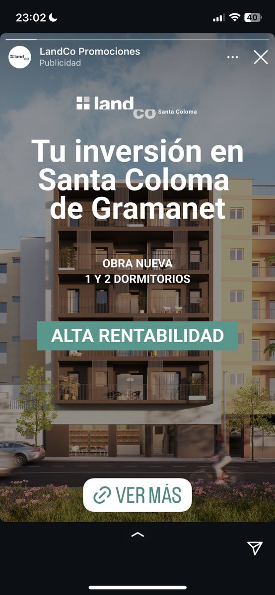 🛑 Santa Coloma de #Gramenet no està en venda. És una ciutat per viure, no per especular. Fora!!

Avui anuncien “alta rendibilitat”. Demà, expulsió veïnal.

🏘️ No més habitatge com a actiu financer.. Vergonya d’aquests anuncis