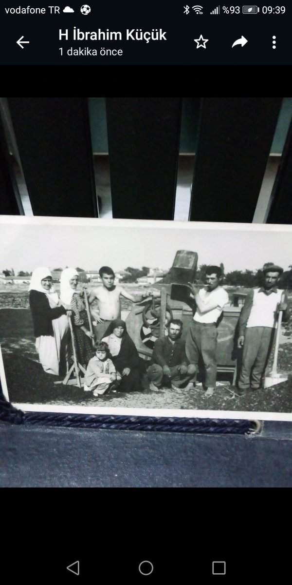 Eskiden İNSAN GÜCÜ İLE ÇALIŞAN AYÇİÇEK TANESİNİ KAFASINDAN AYIRAN BATOZ. Ve umutla bekleyenler.