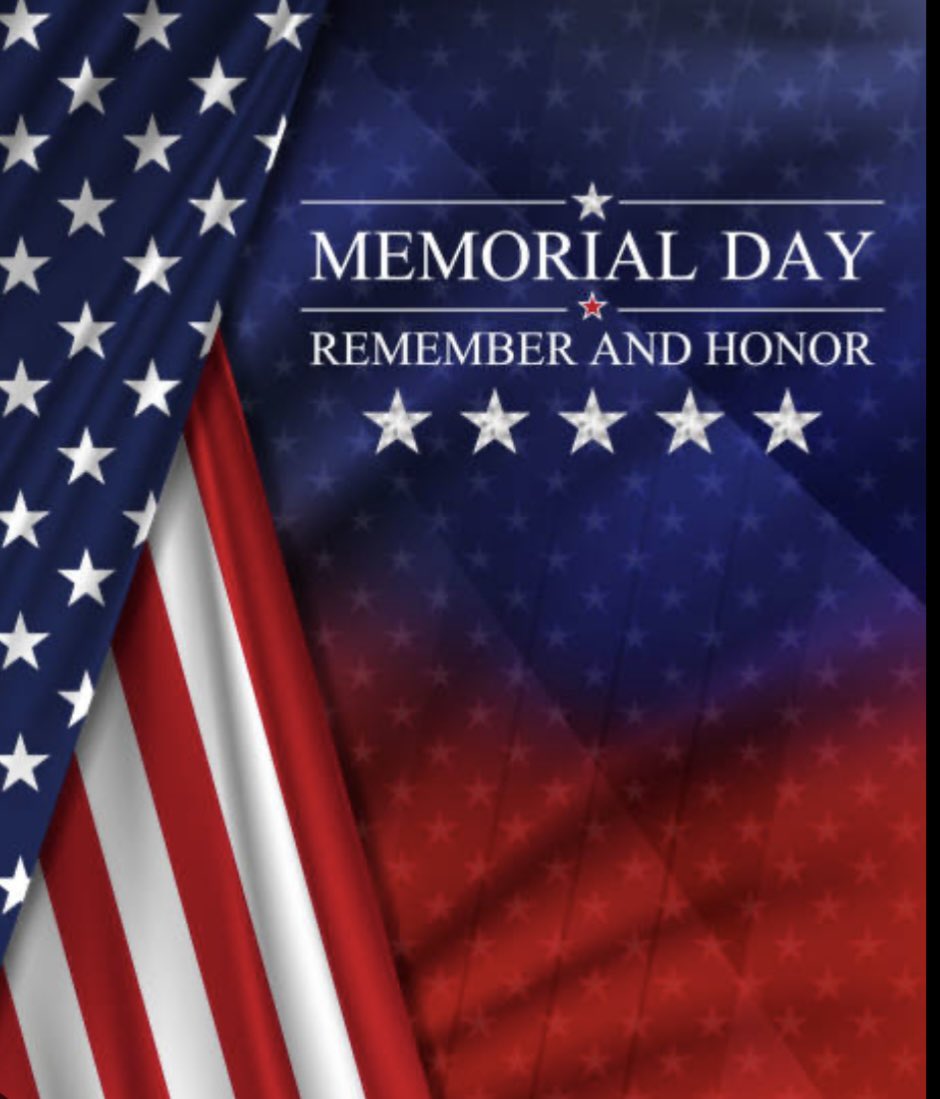 Today we remember and honor those who have lost their lives for their country.