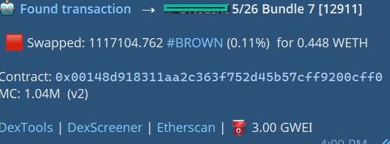 <a href="/BrownLineFriend/">Brown</a> Study how to farm and skem: 
1. Snipe own launch (bundle) 
2. Blacklist other buyers after your bundle 
3. Start selling your wallets 
4. Blame snipers later for jeeting  

Check what KOLS will call this skem team
etherscan.io/tx/0xc0f6b805a…