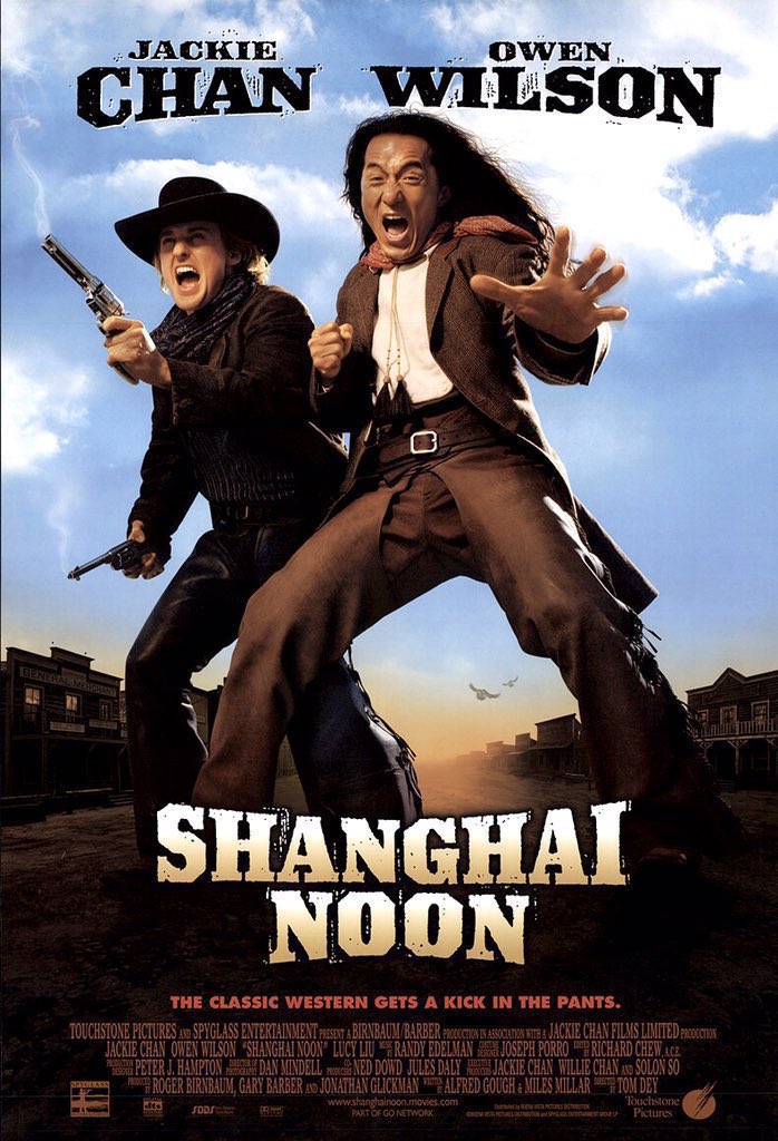 FilmNewsNos's tweet photo. 🎬MOVIE HISTORY: 25 years ago today, May 26, 2000, the movie 'Shanghai Noon' opened in theaters!
#JackieChan #OwenWilson #LucyLiu #BrandonMerrill #XanderBerkeley #RogerYuan #KateLuyben #JasonConnery #SimonRBaker #WaltonGoggins #HenryO #YuRongguang #EricChen #TomDey https://t.co/w3kVTyZwBz