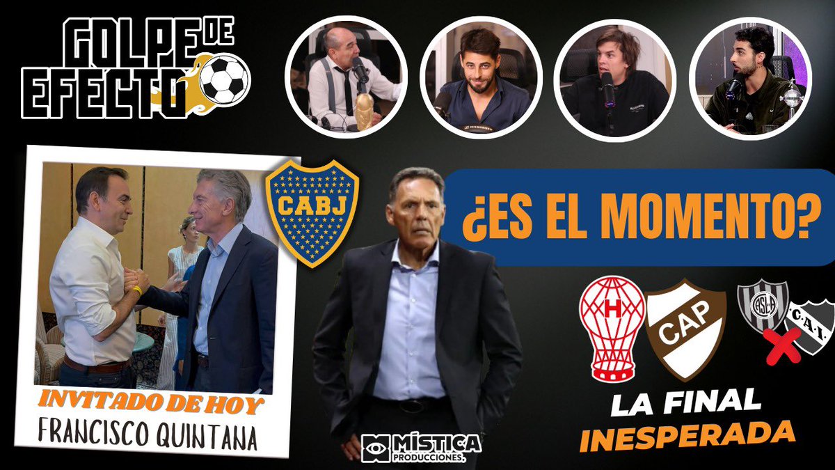 🚨 PROGRAMÓN EN MISTICA

⚽ Desde las 19:00 hs GOLPE DE EFECTO CON ELIO ROSSI, MATIAS RUSSO y GUSTAV SALVESTRINI. La palabra de un ex dirigente y posible CANDIDATO a PRESIDENTE de Boca por la oposición.

¿Dónde? ¡En nuestro canal!
👉 youtube.com/live/SleTD60rZ…
SUSCRIBITE.