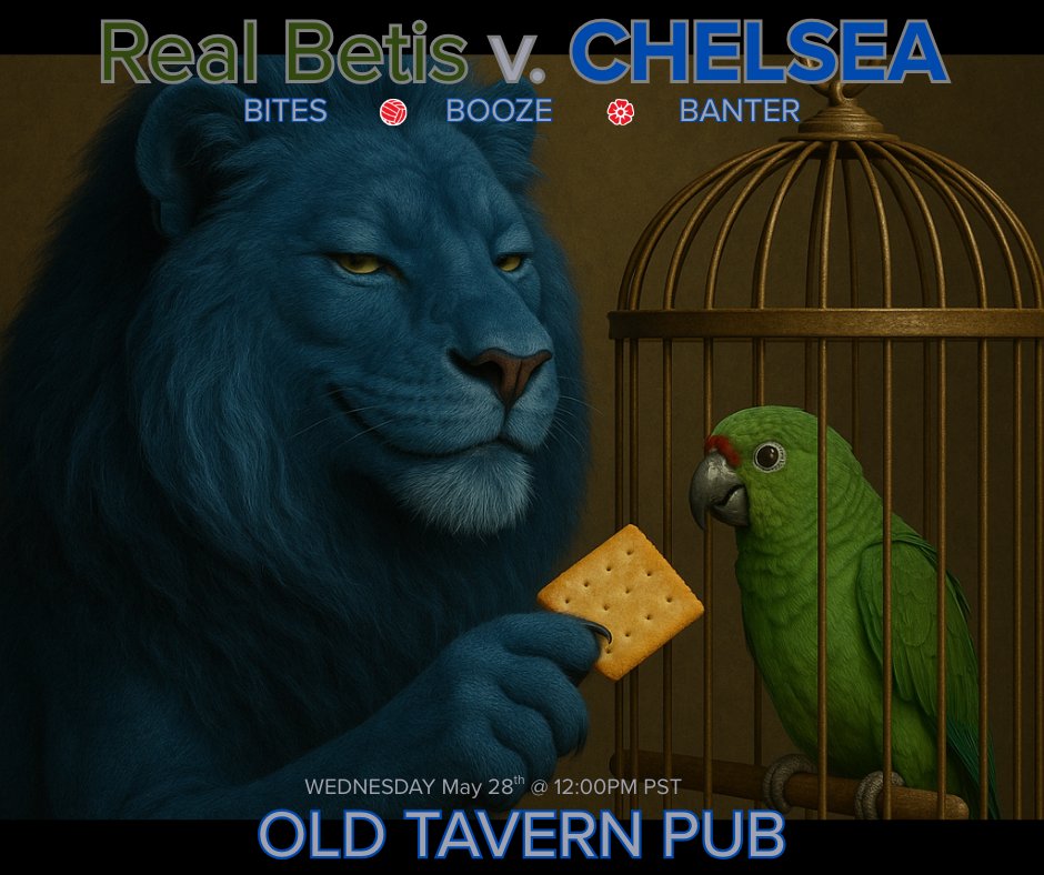 Time to cap this season off with a trophy NorCal! This is not new to Chelsea, we live in European finals. Get down to <a href="/OldTavernPub/">Old Tavern</a> Wednesday. Screw work, it's a final! #UECLfinal