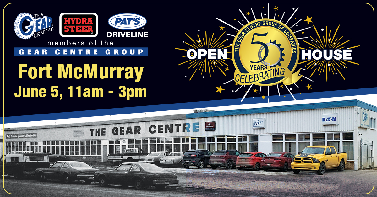 GearCentre's tweet photo. What’s better than free food and giveaways? We're celebrating 50 years of service with the customers who made it possible. Join us this week in Fort McMurray!
Event details and RSVP here: https://t.co/Ht7mp6ZIcd
#50YearsStrong #OpenHouse #YMM https://t.co/03BKb96Vmm