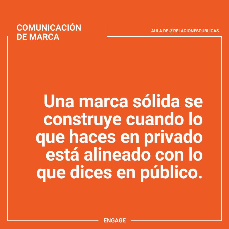 La coherencia es la base de una marca sólida.
#EngageComunicaciónDeMarca
#ComunicaciónEstratégica
#RelacionesPúblicas