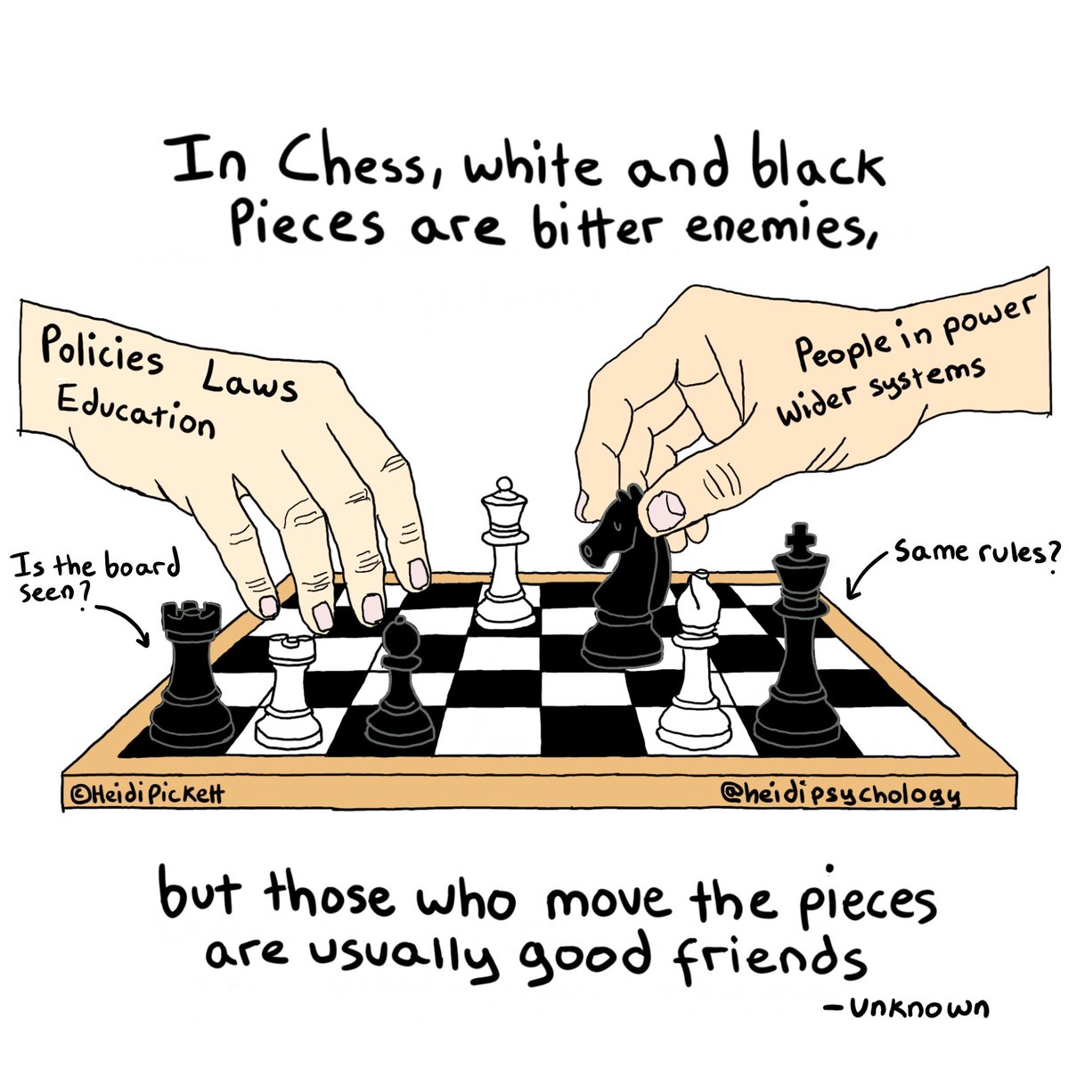 heidipsychology's tweet image. This quote suggests that conflict is often orchestrated or performed. 
#psychology #systemic